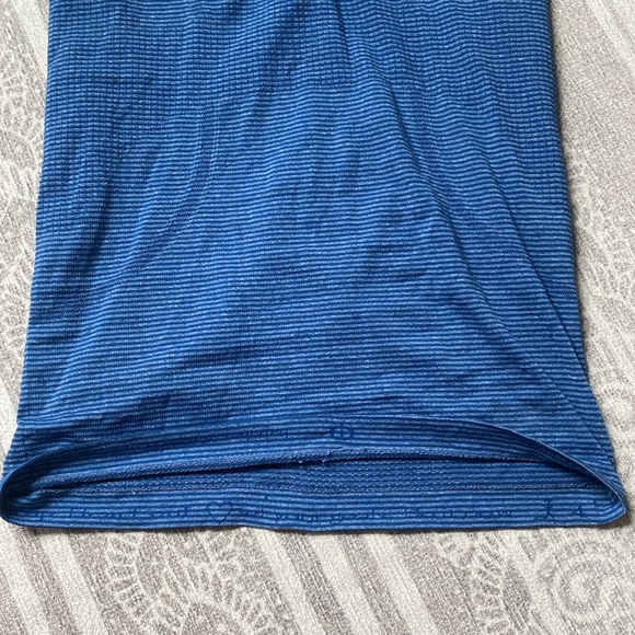Lululemon Run: Swiftly Tech 1/2 Zip in Tonka Stripe Heathered Blue Rugged Blue - Picture 14 of 14